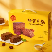 稻香村（DXC）DXC 早餐點(diǎn)心 休閑零食 整箱面包 蜂蜜棗糕850g